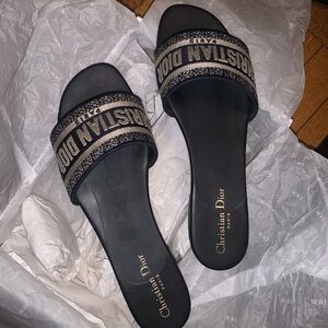 Dior Deep Blue Women's Slippers